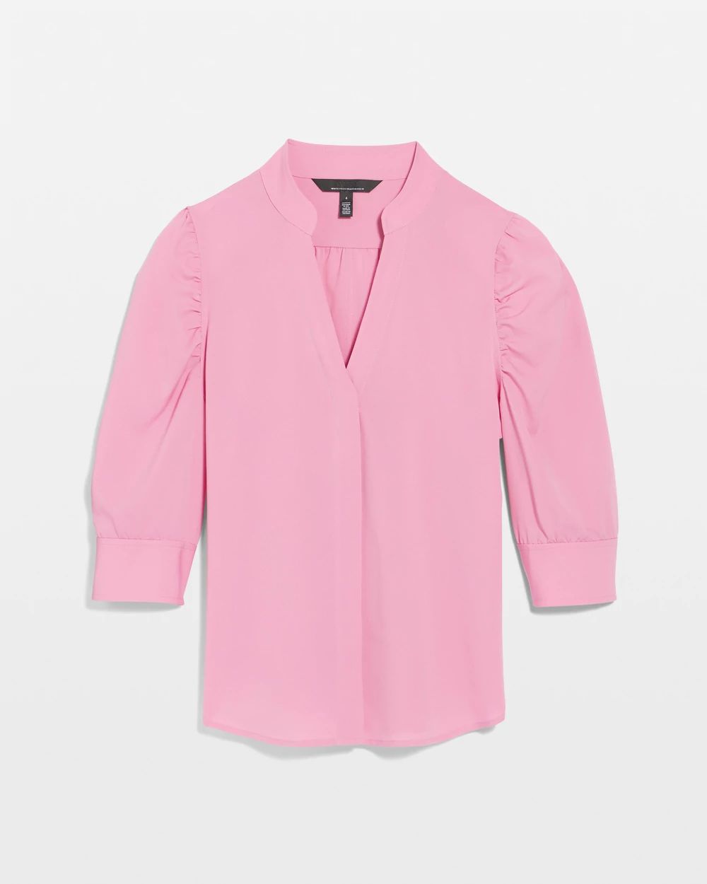 Ruched Sleeve Shirt | White House Black Market
